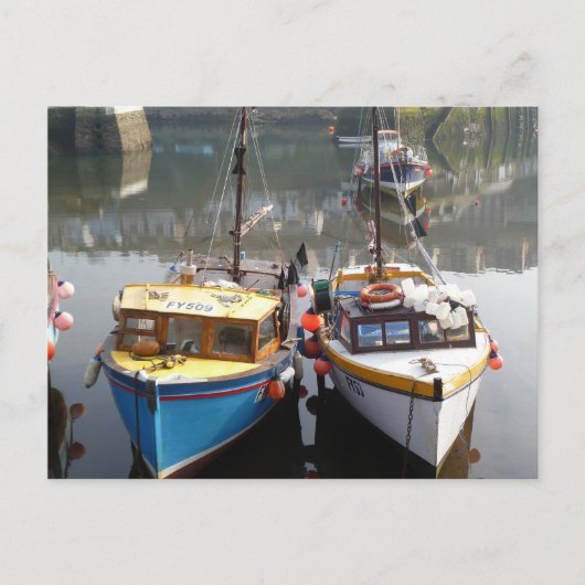 Carte Postale flotte de pêche Mevagissey (Devant)