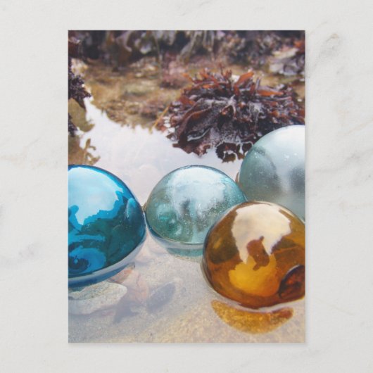 Carte Postale Flottes de verre sur l'eau (Devant)
