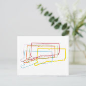 Carte Postale flou de fierté de connexion (Debout devant)