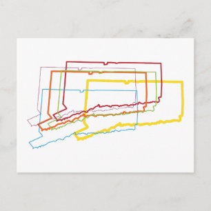 Carte Postale flou de fierté de connexion