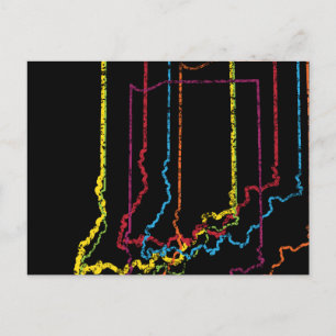 Carte Postale flou de fierté indiana