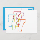 Carte Postale flou de la fierté du vermont (Devant / Derrière)