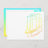 Carte Postale flou de refroidissement indiana (Devant / Derrière)