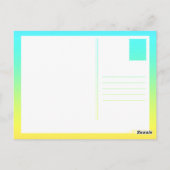 Carte Postale flou de refroidissement indiana (Dos)