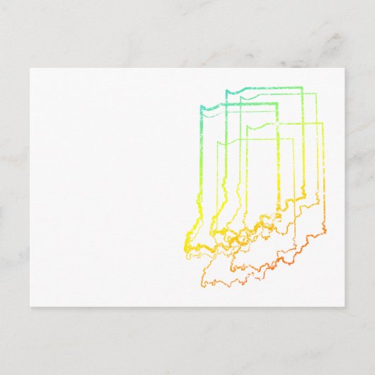 Carte Postale flou de refroidissement indiana (Devant)