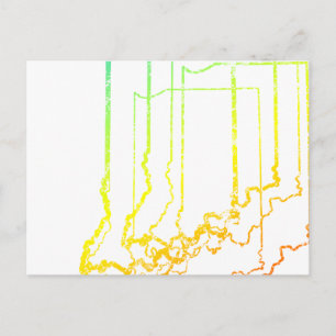 Carte Postale flou de refroidissement indiana