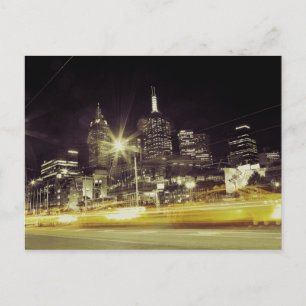 Carte Postale Flou de taxi