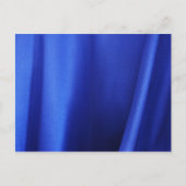 Carte Postale Flow Blue Silk Fabric Abstrait (Devant)