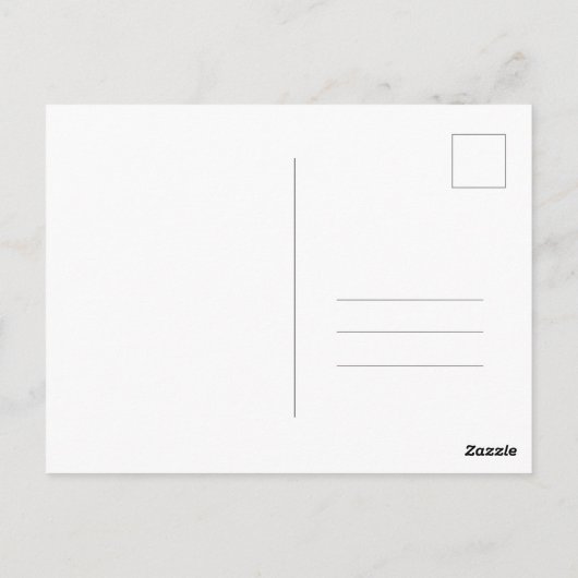 Carte postale flower (Dos)