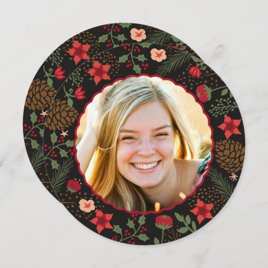 Carte postale Flower Advent (Devant / Derrière)