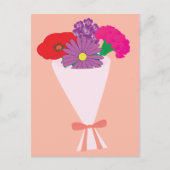Carte Postale Flower Bouquet (Devant)