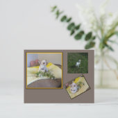 Carte postale Flower Chihuahua (Debout devant)