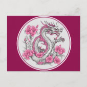 Carte postale Flower Dragon (Devant)