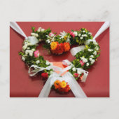 Carte postale Flower Heart Wreath (Devant)
