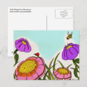 Carte postale Flower Meadow (Devant / Derrière)