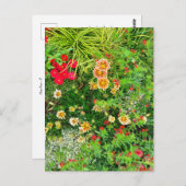 Carte Postale Flower Power (Devant / Derrière)