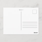 Carte Postale Flower Power (Dos)