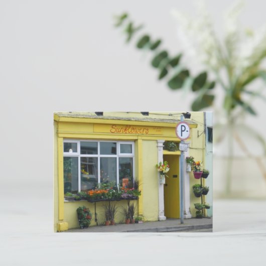Carte Postale Flower shop en Birr - Irlande (Debout devant)