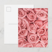 Carte Postale Flowers | Pink Roses (Devant / Derrière)