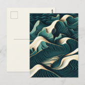Carte Postale Flowing harmony (Devant / Derrière)