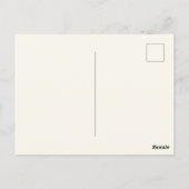 Carte Postale Flowing harmony (Dos)