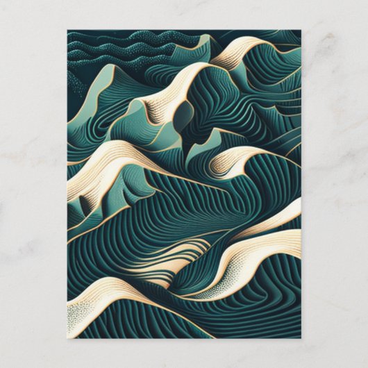 Carte Postale Flowing harmony (Devant)