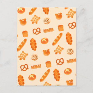 Carte Postale Fluffy Boulangerie Pain Variété Japonaise Style Sn