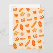Carte Postale Fluffy Boulangerie Pain Variété Japonaise Style Sn (Devant / Derrière)