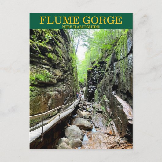 Carte postale Flume Gorge NH (Devant)