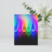 Carte Postale Fluorescent, fluo, fluos (Debout devant)