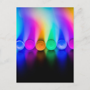 Carte Postale Fluorescent, fluo, fluos