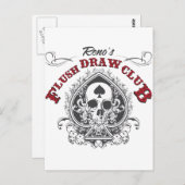 Carte Postale Flush Draw (Devant / Derrière)