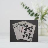 Carte Postale Flush Royal (Debout devant)