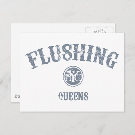 Carte Postale Flushing (Devant / Derrière)