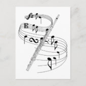 Carte Postale Flûte (Devant)