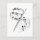 Carte Postale Flûte (Devant)