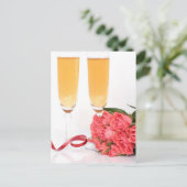 Carte Postale flûte de champagne (Debout devant)