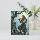 Carte Postale Flûte Elf (Debout devant)