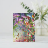 Carte Postale Fluttant Floral (Debout devant)