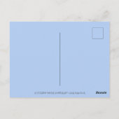 CARTE POSTALE FLUTTERBUN HIVER WONDERLAND, FUNNY BUNNY RABBIT (Dos)