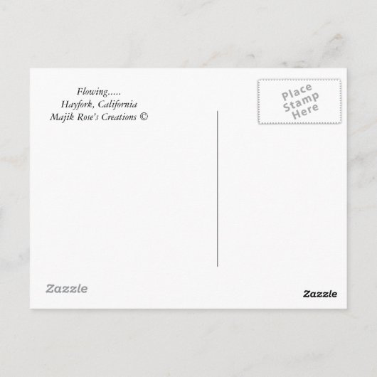 Carte Postale Flux..... (Dos)