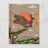 Carte Postale Flux avec le Vent Koinobori (Devant)