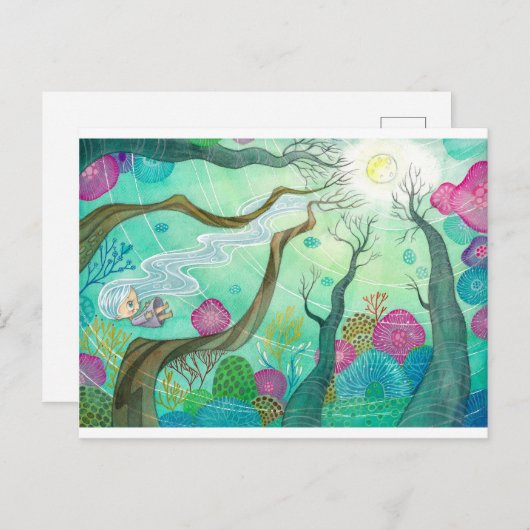 Carte Postale Flux comme eau (Devant / Derrière)