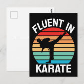 Carte Postale Flux dans Karate Funny Karate (Devant / Derrière)