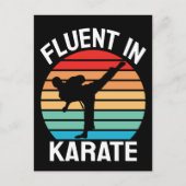 Carte Postale Flux dans Karate Funny Karate (Devant)