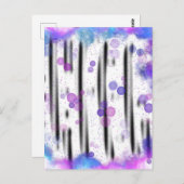 Carte Postale Flux de bulles cosmiques (Devant / Derrière)