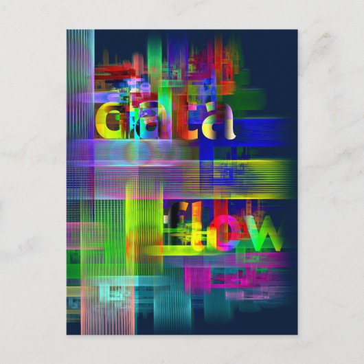 Carte Postale flux de données (Devant)