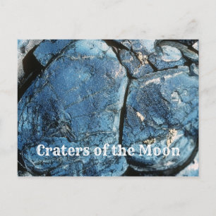 Carte Postale Flux de lave Dragon Bleu, Cratères de la Lune
