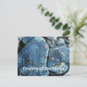 Carte Postale Flux de lave Dragon Bleu, Cratères de la Lune (Debout devant)