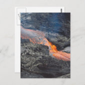 Carte Postale Flux de lave Kilauea (Devant / Derrière)